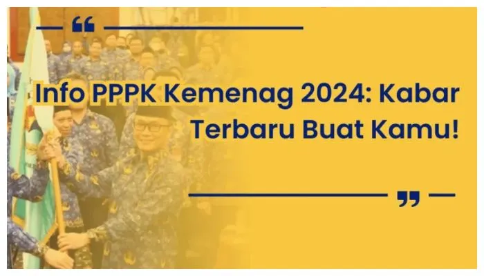 Kementerian Agama (Kemenag) telah menyelesaikan seleksi tahap pertama rekrutmen Pegawai Pemerintah dengan Perjanjian Kerja (PPPK) 2024.