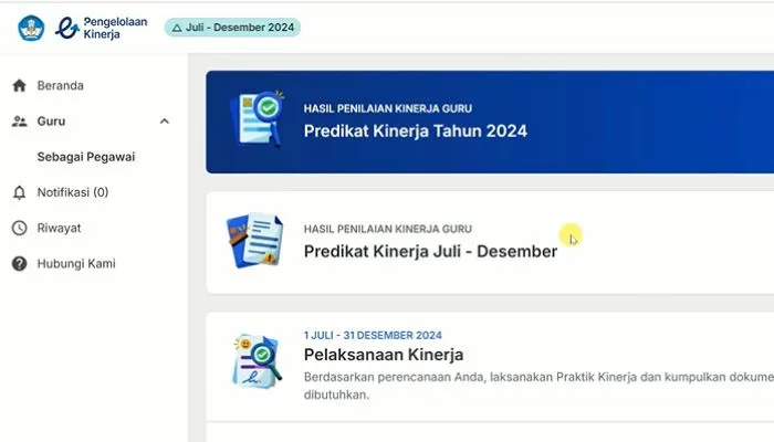 Proses sinkronisasi untuk memastikan bahwa data kinerja guru di PMM terintegrasi dengan sistem E-Kinerja BKN.