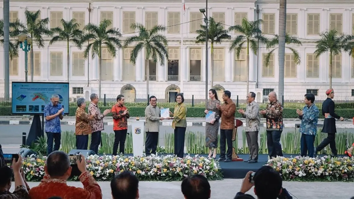 Penataan Taman Lapangan Banteng dengan Kawasan Gedung AA Maramis Jakarta Pusat Ditargetkan Rampung 2026