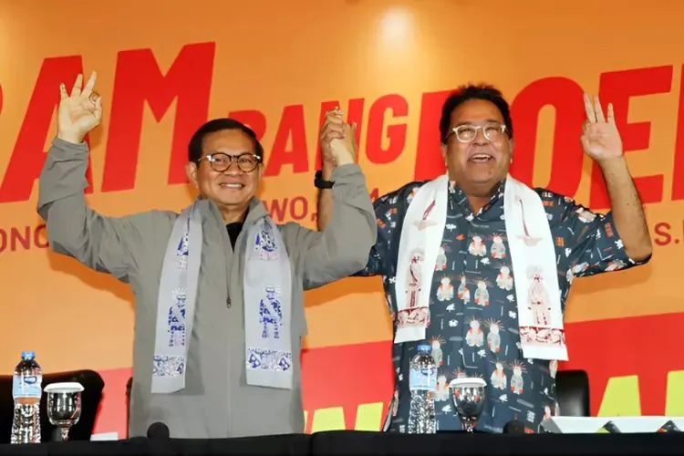 Pramono Anung dan Rano Karno.