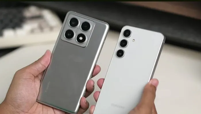 Samsung Galaxy S24 FE dan Xiaomi 14T Pro.