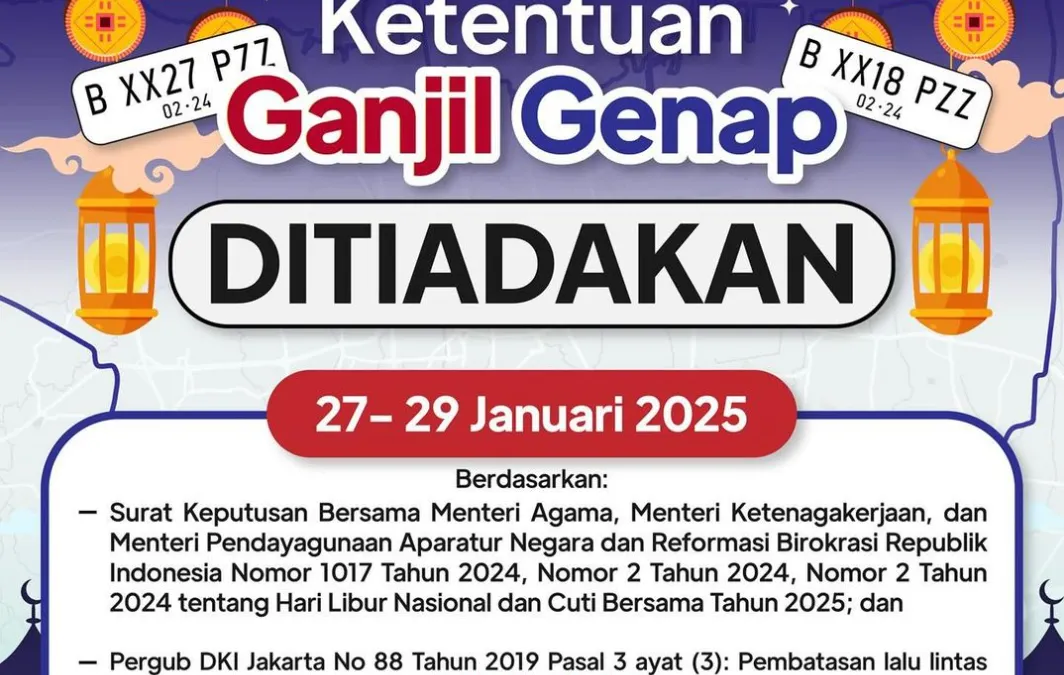 Libur Panjang Isra Miraj dan Imlek 2025
