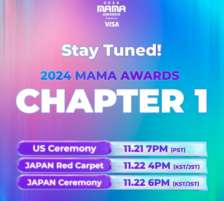 Link streaming nonton Red Carpet dan Ceremony MAMA Japan 2024 menampilkan Byeon Woo Seok, Rose hingga Aespa secara gratis 