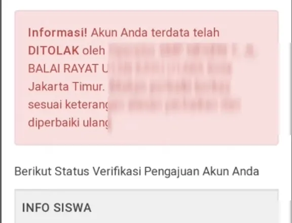 Gagal Verifikasi SPMB Jakarta 2025, penyebab dan solusi yang dapat dilakukan agar proses pendaftaran berjalan lancar dan tanpa hambatan.