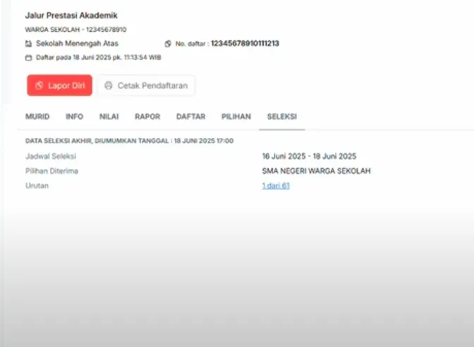 Jika masih bingung terkait tata cara atau langkah-langkah Lapor Diri SPMB Jakarta 2025