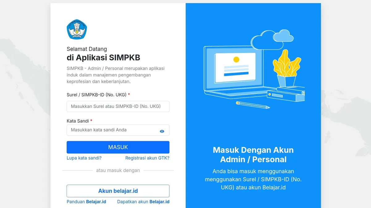 Illustrasi. Baru-baru ini terjadi perubahan menu "status sertifikasi" di bawah jenjang pendidikan terakhir pada akun SIMPKB dihapus.