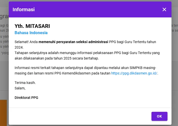 Illustrasi. PPG Guru Tertentu 2024 Telah Diumumkan, Segera Buka Akun SIMPKB 