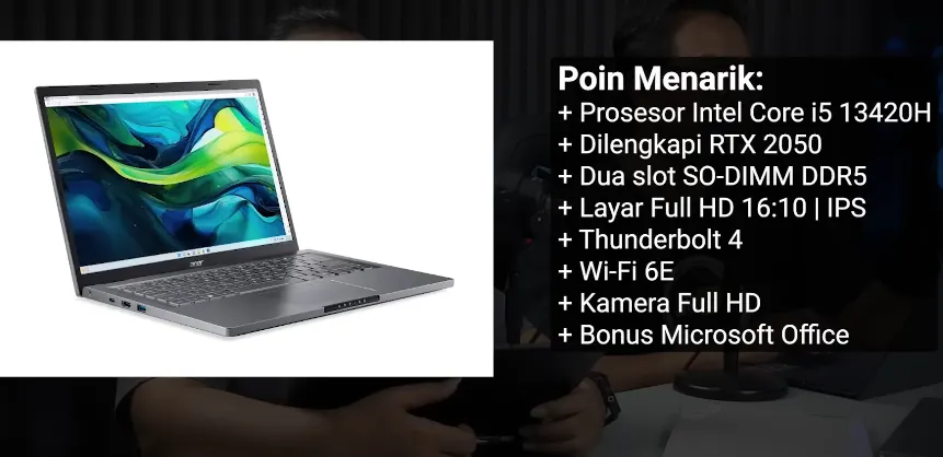 Bingung mau beli laptop baru di akhir tahun 2024 ini? Inilah rekomendasi laptop terbaik dengan harga sekitar 6 sampai 9,9 jutaan.