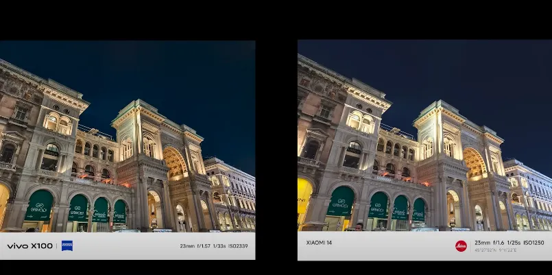 Vivo X100 dan Xiaomi 14.