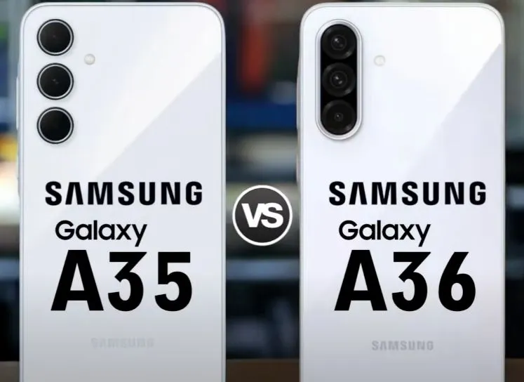 Illustrasi.Perbandingan Samsung Galaxy A35 5G Vs Samsung Galaxy A36 5G