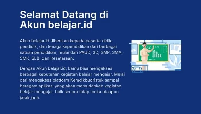 Surat edaran penghapusan akun belajar.id dikeluarkan pada 12 Desember 2024 dan ditujukan kepada semua pimpinan unit kerja serta instansi.