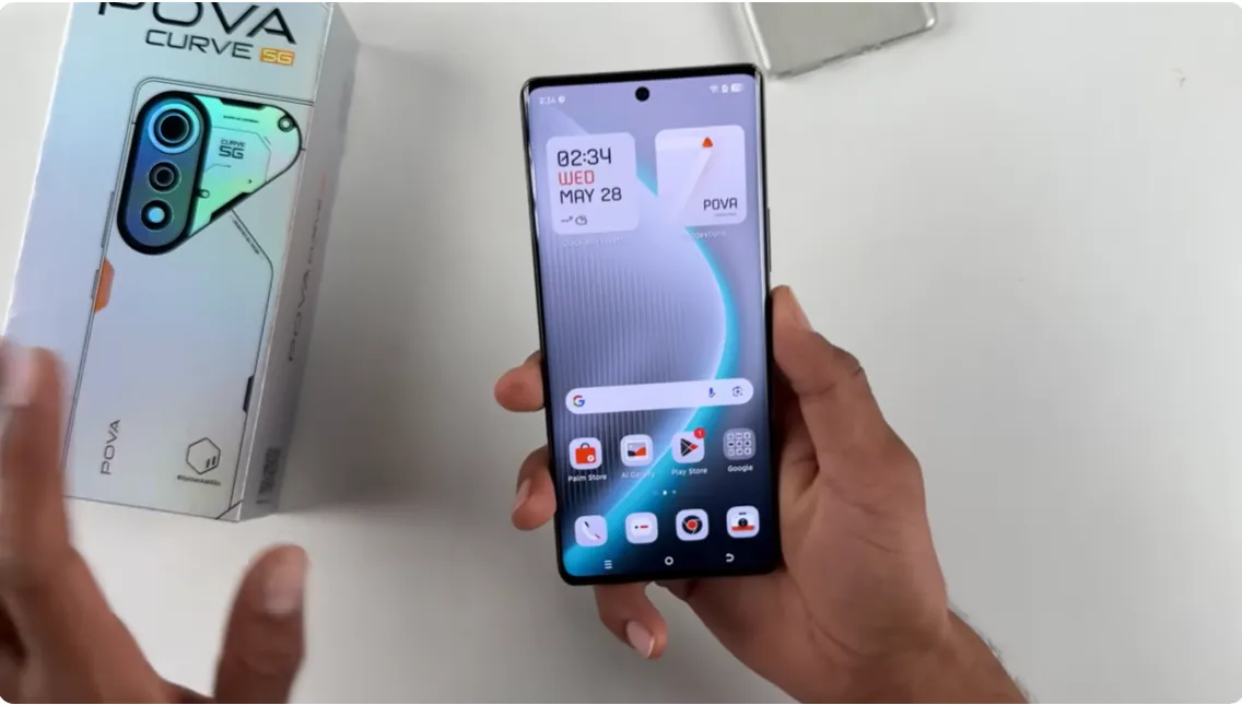Bocoran Terbaru! Spesifikasi Tecno Pova Curve 5G: HP Layar Lengkung Rp3 Jutaan, Performa Ngebut