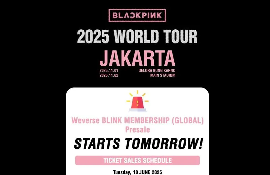 Catat! Ini 6 Tips War Tiket Konser BLACKPINK di Jakarta 2025 agar Tak Kehabisan