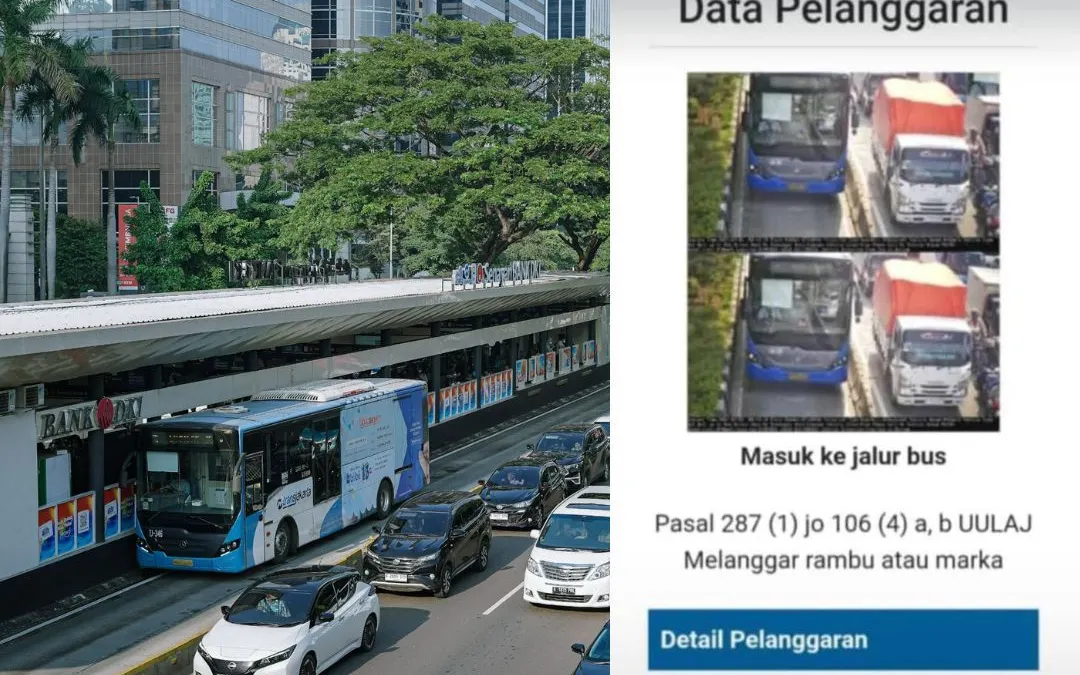 Illustrasi. Sistem tilang elektronik kembali disorot setelah sebuah bus TransJakarta yang diduga terkena tilang meskipun melintas di jalur busway