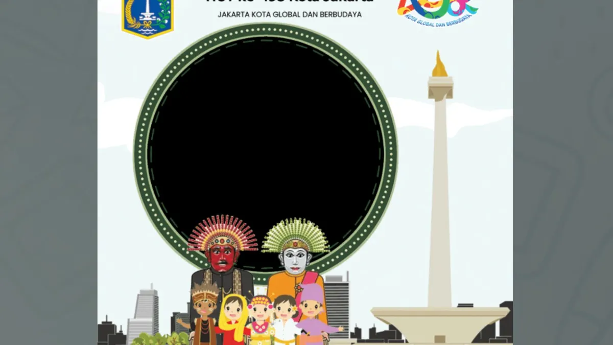 Link tibbon HUT Jakarta ke-498 pada 22 Juni 2025