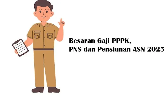 Ilustrasi. Besaran Gaji PPPK, PNS dan Pensiunan ASN 2025