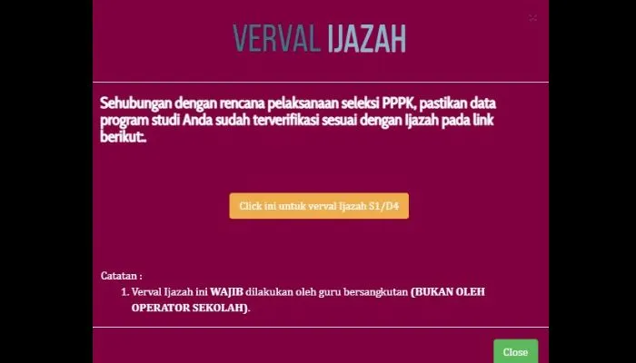Ilustrasi proses verifikasi ijazah di Dapodik yang berhasil setelah menerapkan tips yang dijelaskan.