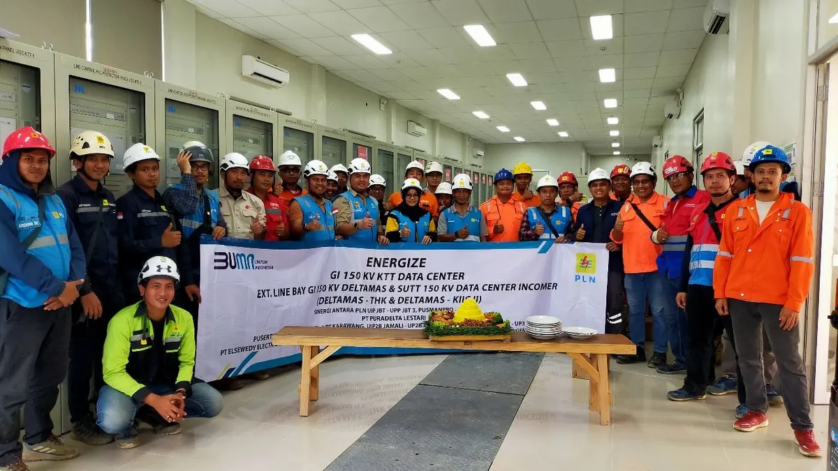 Jaringan kelistrikan baru ini untuk mendukung pengoperasian Data Center di Greenland International Industrial Centre (GIIC) Cikarang.