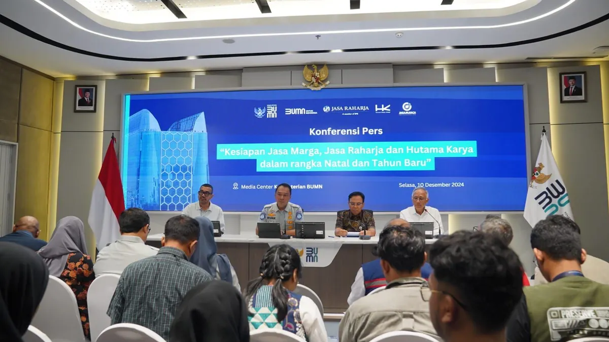  PT Jasa Marga memaparkan berbagai langkah strategis dalam upaya memberikan pelayanan optimal selama libur Hari Natal 2024 dan Tahun Baru 2025.