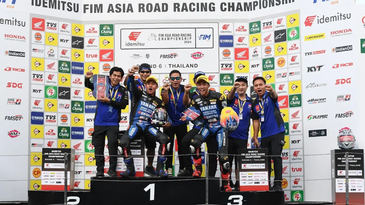 Tim Yamaha Racing Indonesia Runner-up AP250 ARRC 2024, Fahmi Bassam Juara UB150