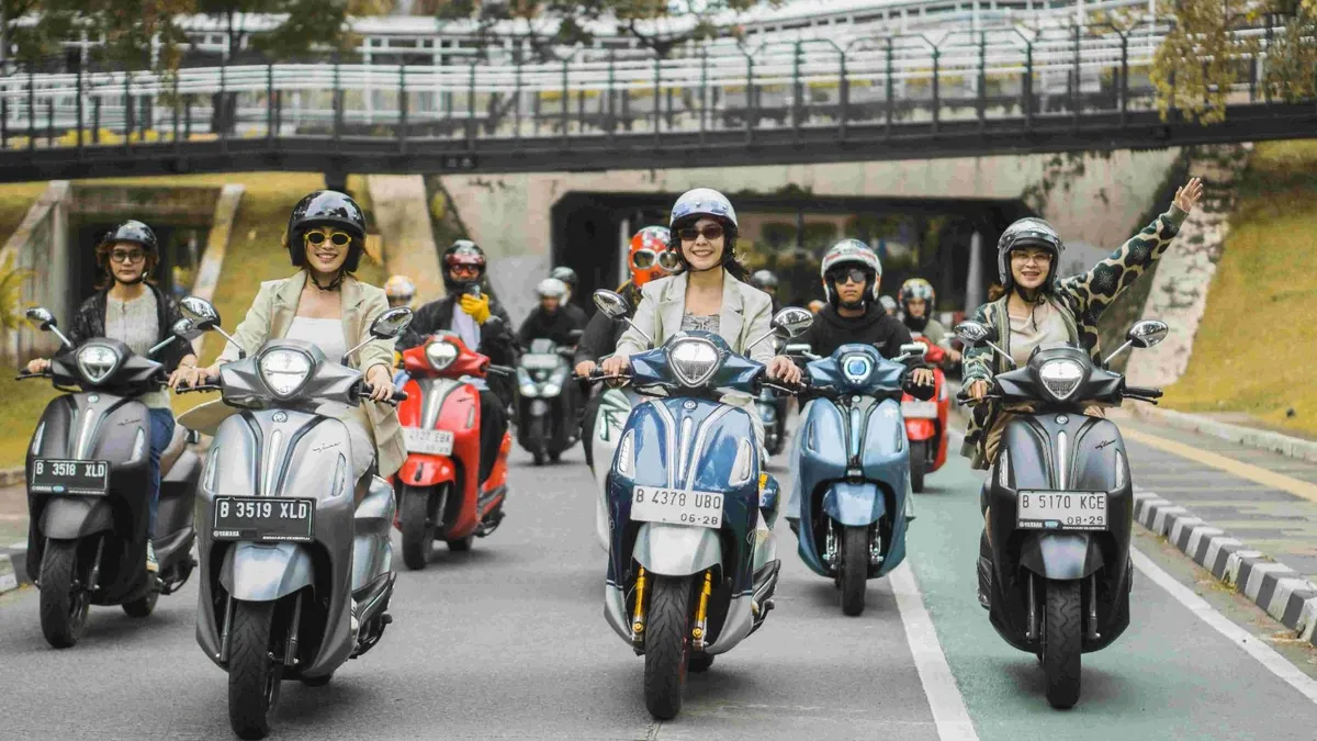 Grand Filano Stylish On The Road Jakarta, Riding Seru dan Fashionable!