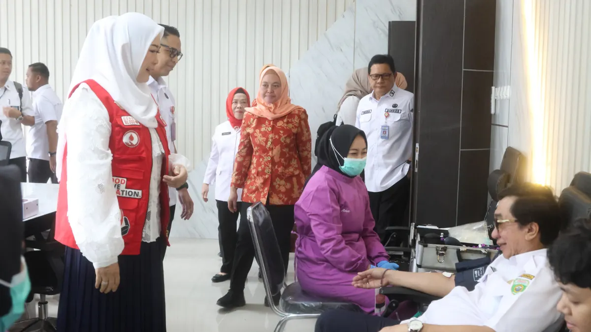Feby HD Apresiasi Donor Darah Serentak PMI-Bapenda Sumsel