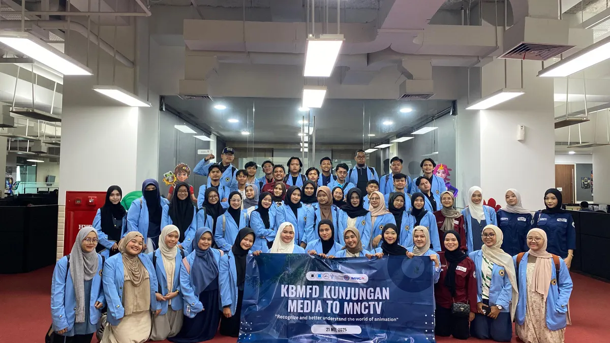  Kunjungan para mahasiswa KPI Unisba ke MNC Animation.