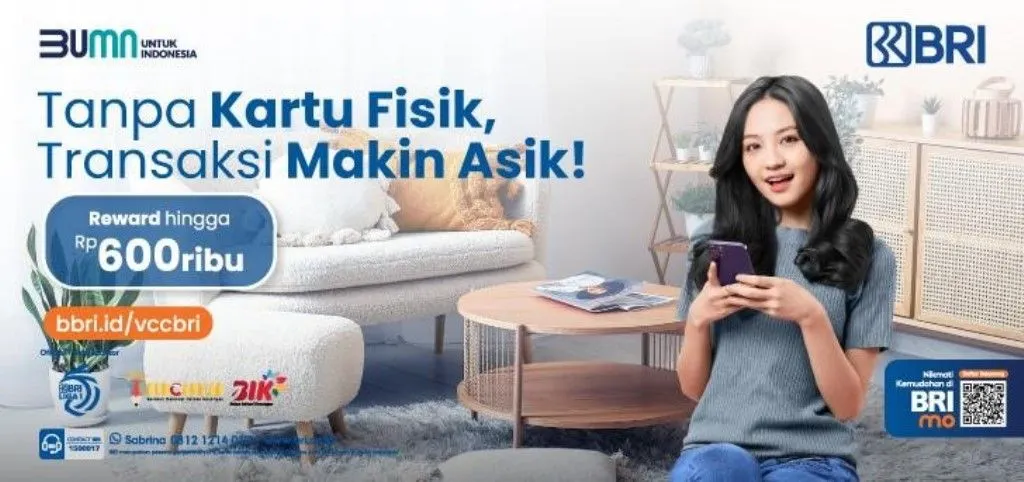 BRI Virtual Credit Card bikin belanja makin mudah dan tak bikin tabungan menipis.&nbsp;