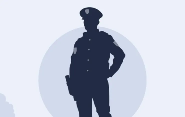 Ilustrasi profesi polisi.