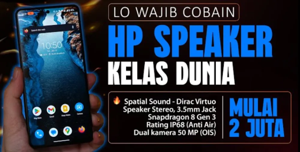 Ilustrasi. Smartphone atau HP dengan kualitas audio dan speaker terbaik