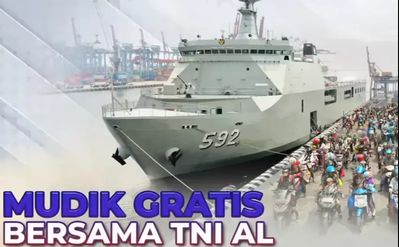 Selain di terminal bus dan stasiun kereta api, suasana padat menyambut arus mudik Idul Fitri 1446 H juga terlihat di sejumlah pelabuhan.