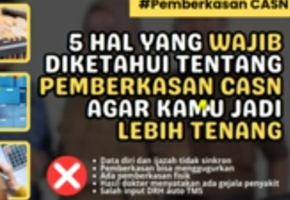 Illustrasi. CPNS dan PPPK: Ini 5 Hal Penting Tentang Pemberkasan yang Harus Diketahui Calon ASN
