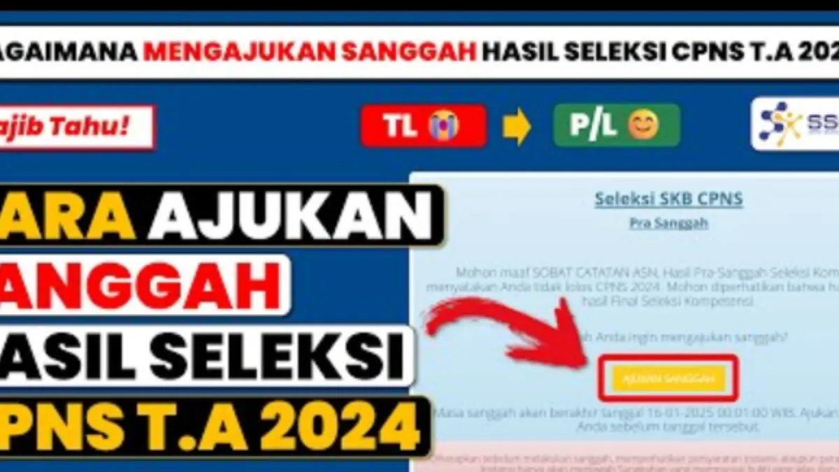 Illustrasi. jadwal masa sanggah terhadap hasil pengumuman CPNS akan berlangsung pada tanggal 13 sampai dengan 15 Januari 2025.