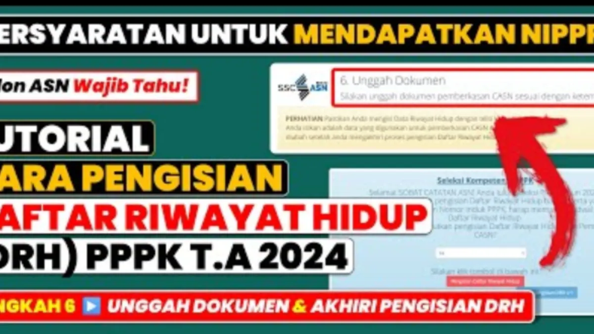 Illustrasi. Tutorial Cara Pengisian Daftar Riwayat Hidup PPPK 