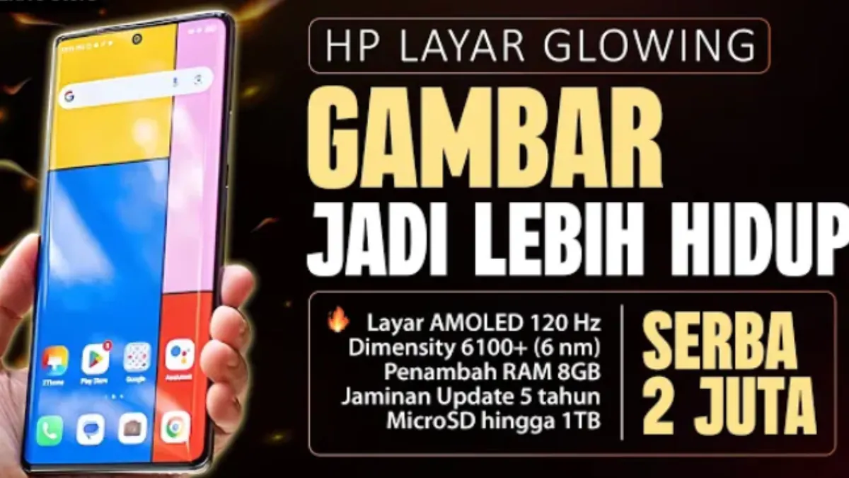 Illustrasi. 5 jenis hp ini miliki layar super amoled 