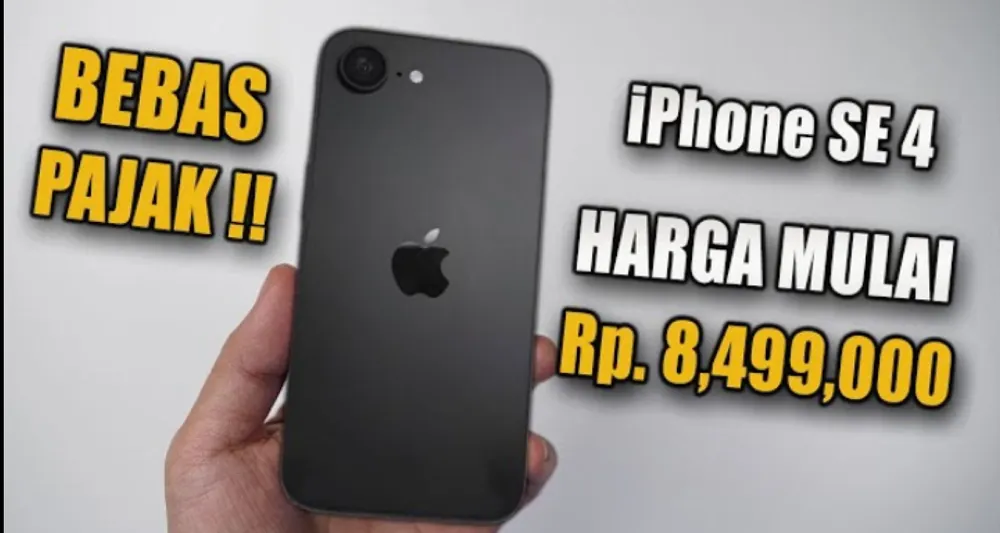 Sempat beredar akan mulai rilis pada Maret-April 2025, penggemar iPhone SE 4 di Indonesia kini bisa pantas berbahagia.