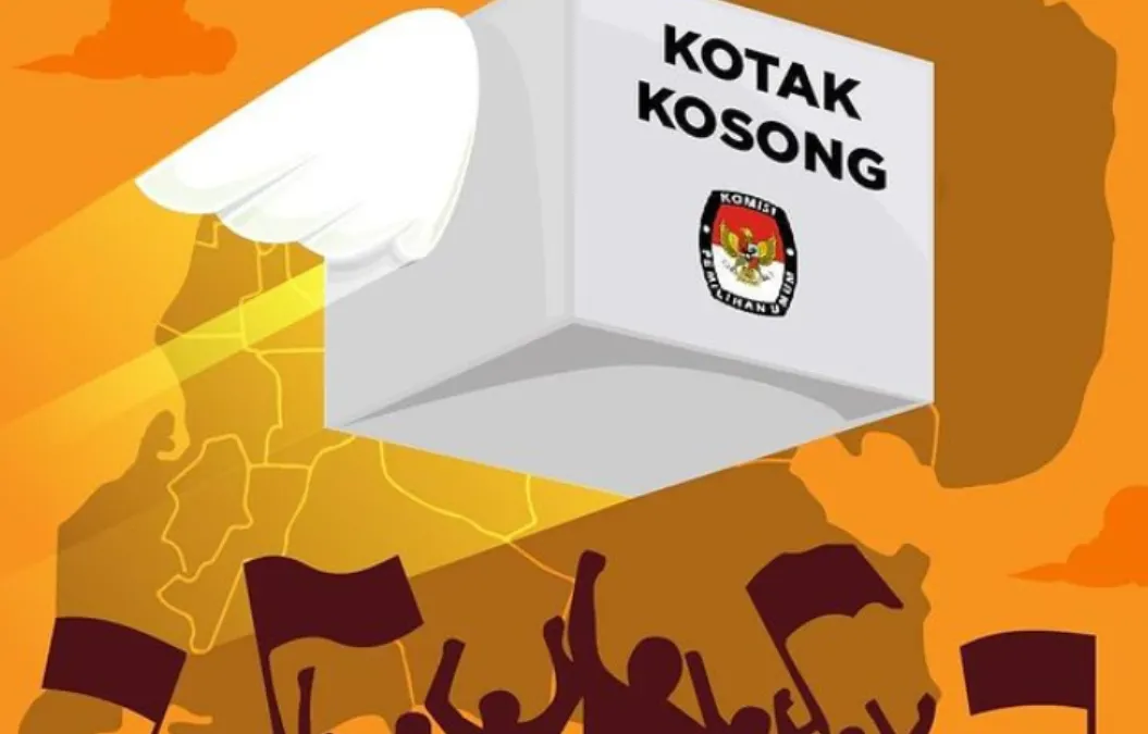 Deretan daerah yang kotak kosongnya menang 