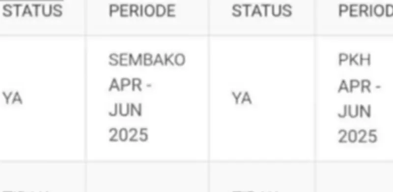 Progres pencairan bantuan sosial (bansos) PKH dan BPNT tahap kedua sudah terlihat pada aplikasi SIKS-NG.