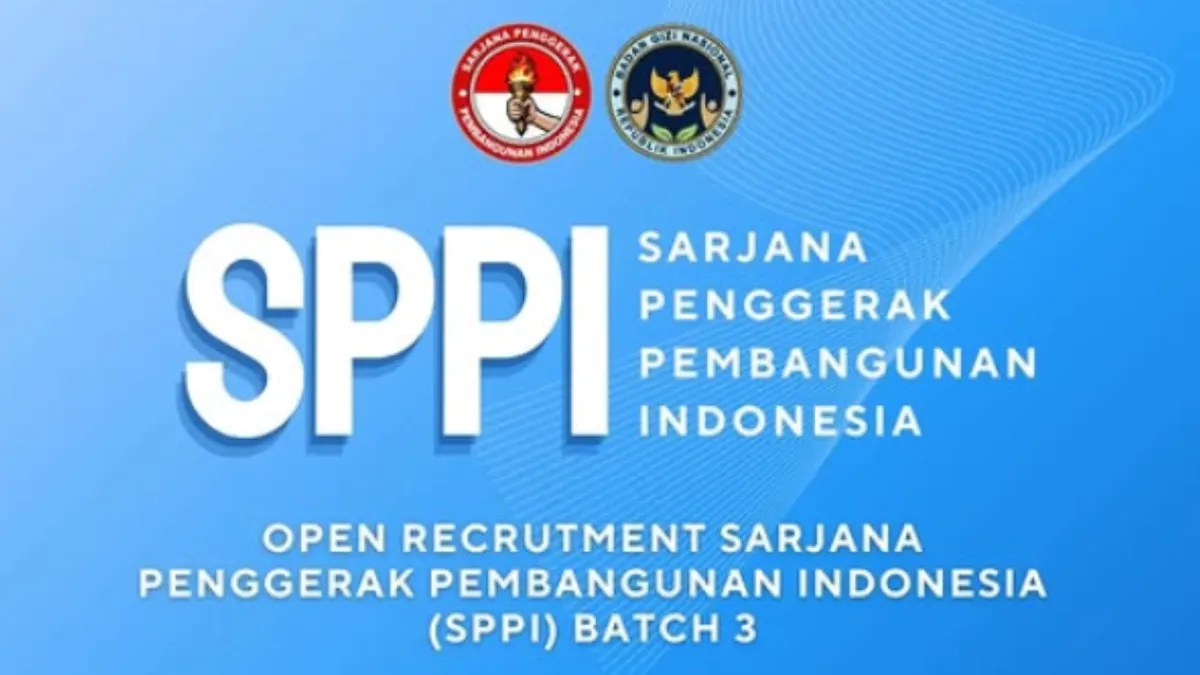 Selain CPNS dan PPPK, program Sarjana Penggerak Pembangunan Indonesia atau SPPI merupakan salah satu peluang untuk dapat menjadi ASN.