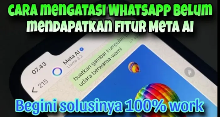 Meta Artificial Intelligence atau Meta AI merupakan salah satu fitur terbaru yang saat ini ditawarkan oleh WhatsApp.