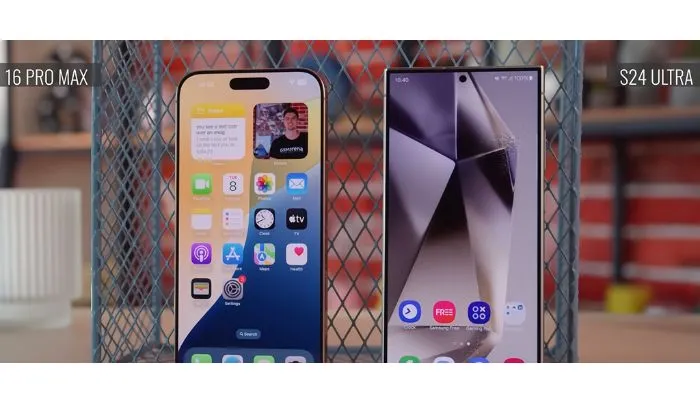 iPhone 16 Pro Max dan Samsung Galaxy S24 Ultra hadir dengan desain yang tahan lama, layar LTPO cerah dan speaker yang tangguh.
