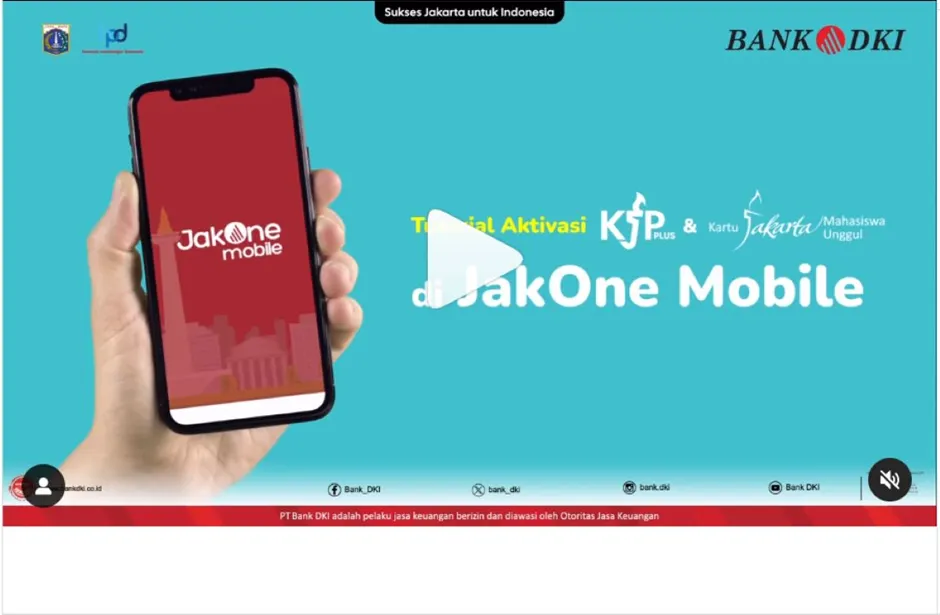 Cara Aktivasi KJP Plus dan KJMU di Aplikasi JakOne Mobile
