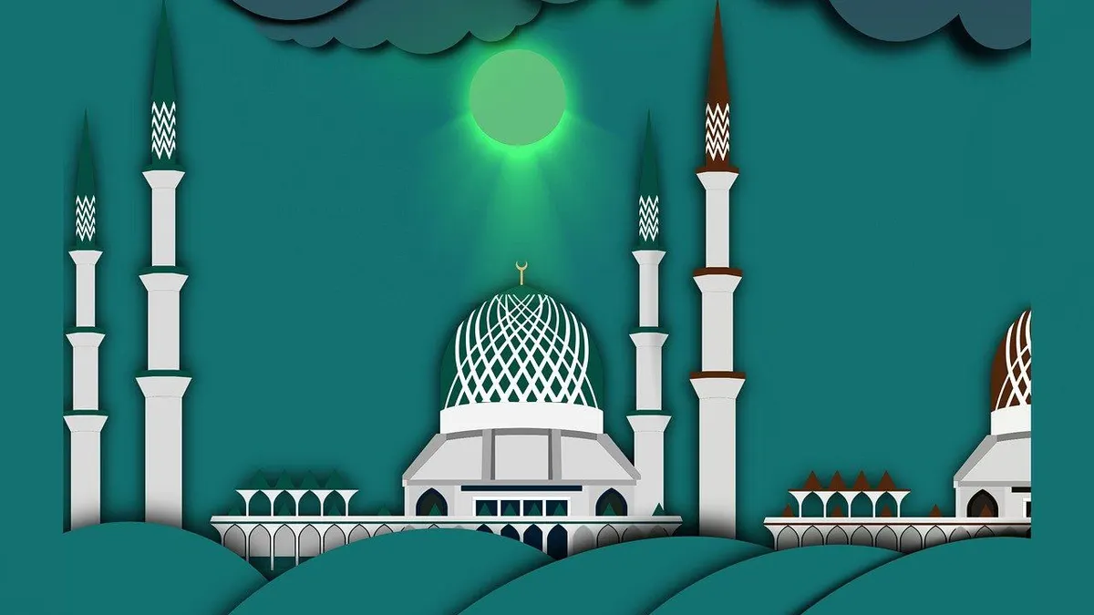 Illustrasi.Bulan Nisfu Sya’ban juga dikenal sebagai malam pengampunan.