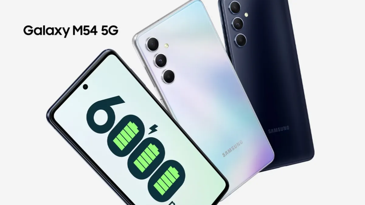 Samsung Galaxy M54 5G.