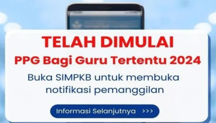 Gambar ilustrasi proses pendaftaran PPG 2024 melalui SIMPKB.