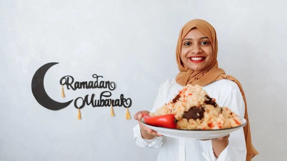 Ilustrasi jualan bulan puasa.
