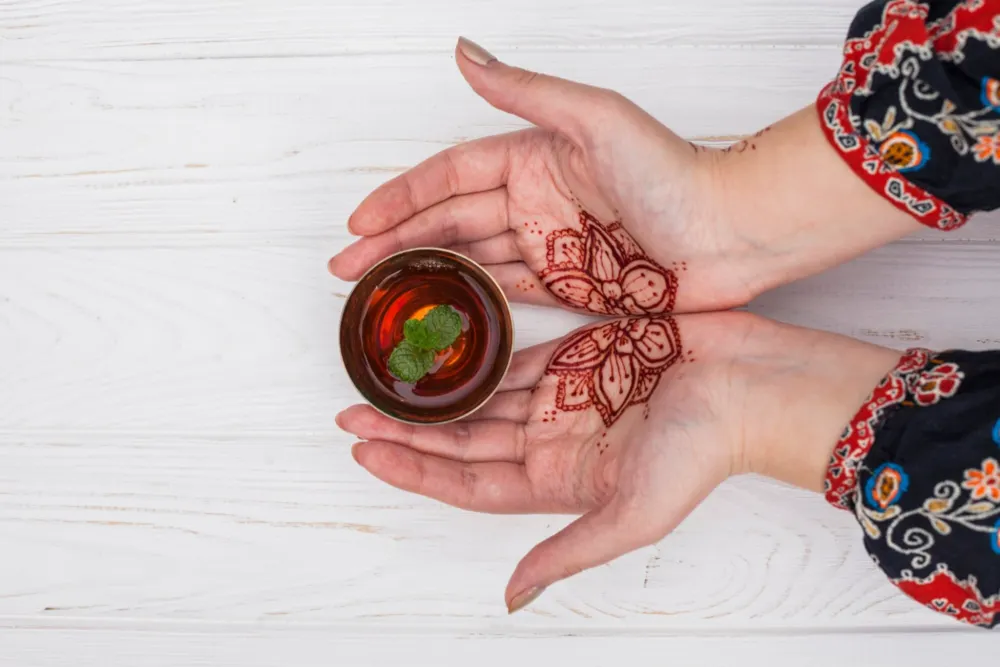 Ilustrasi henna.