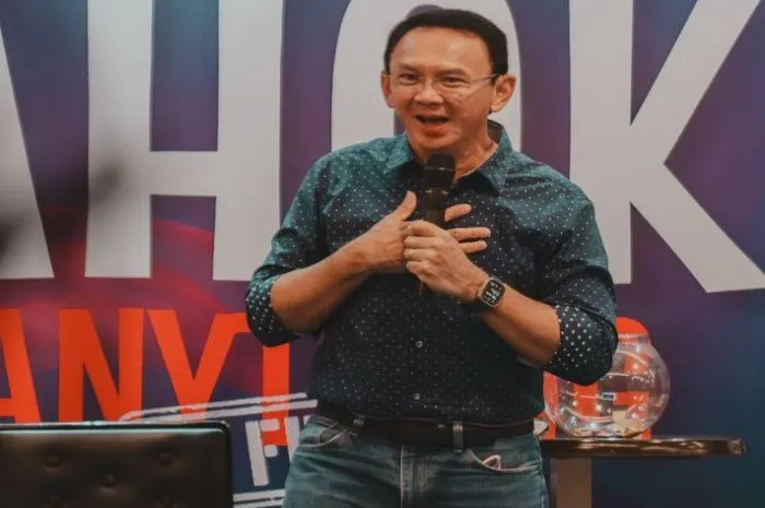 potret mantan Gubernur Jakarta Basuki Tjahaja Purnama (Ahok)