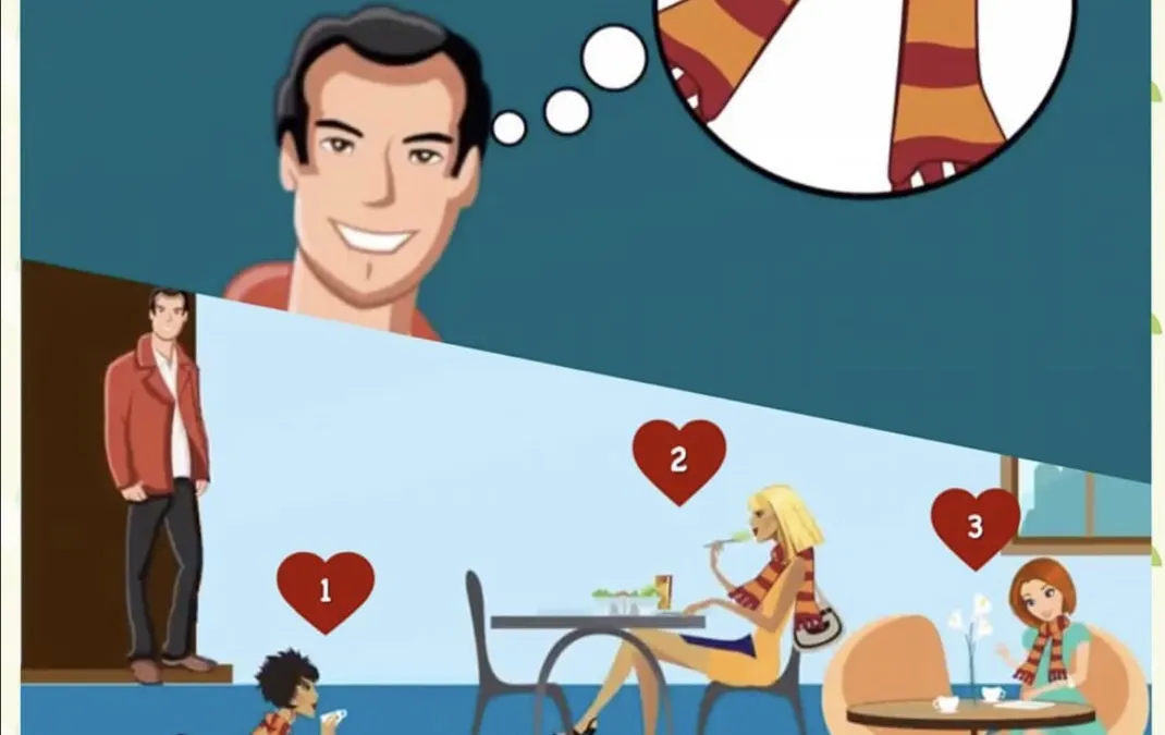 Tes IQ: Paul akan Kencan dengan Gadis yang Memakai Syal Garis, Temukanlah Sosok&nbsp;yang Ia Cari!