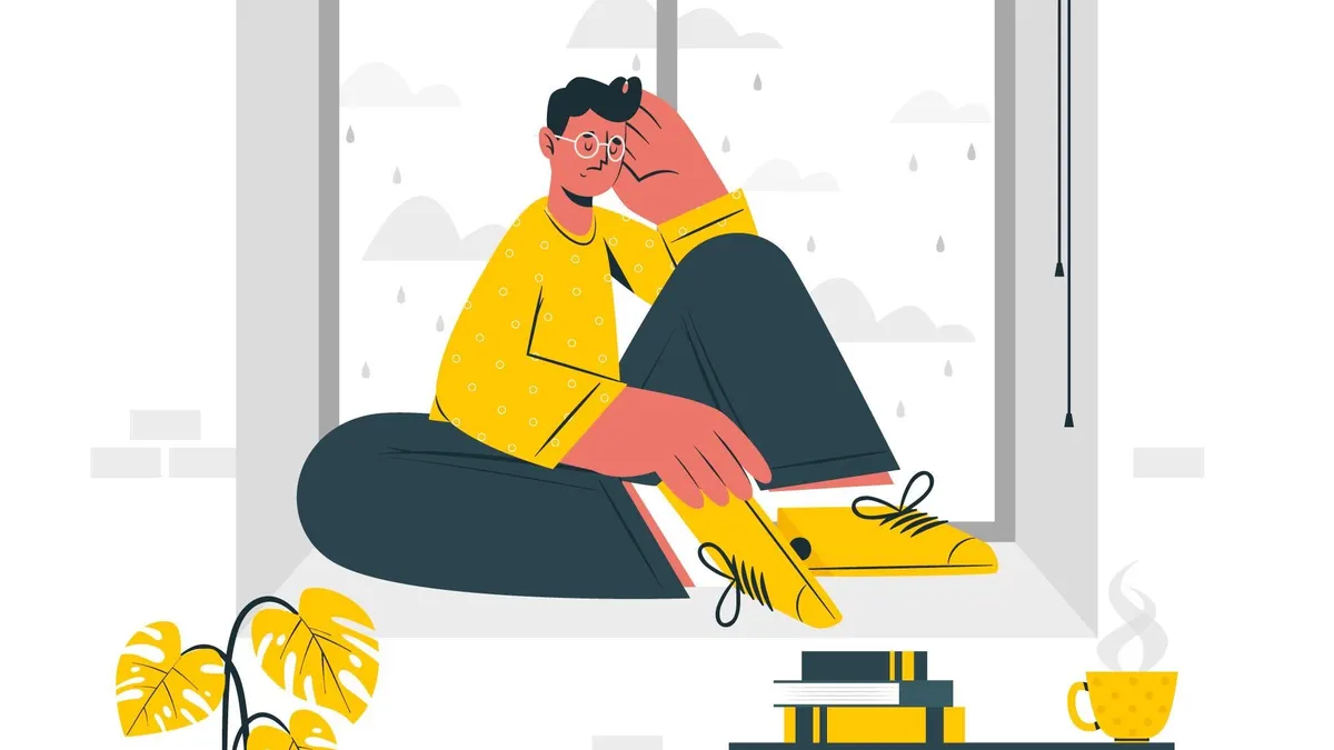 Ilustrasi Orang Introvert